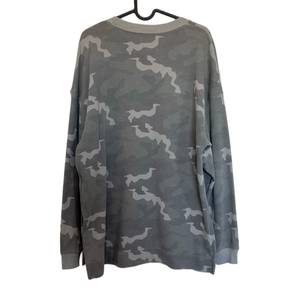 American Eagle Jegging Fit Camo Oversized Pullover Sweatshirt Size XS - Picture 3 of 7